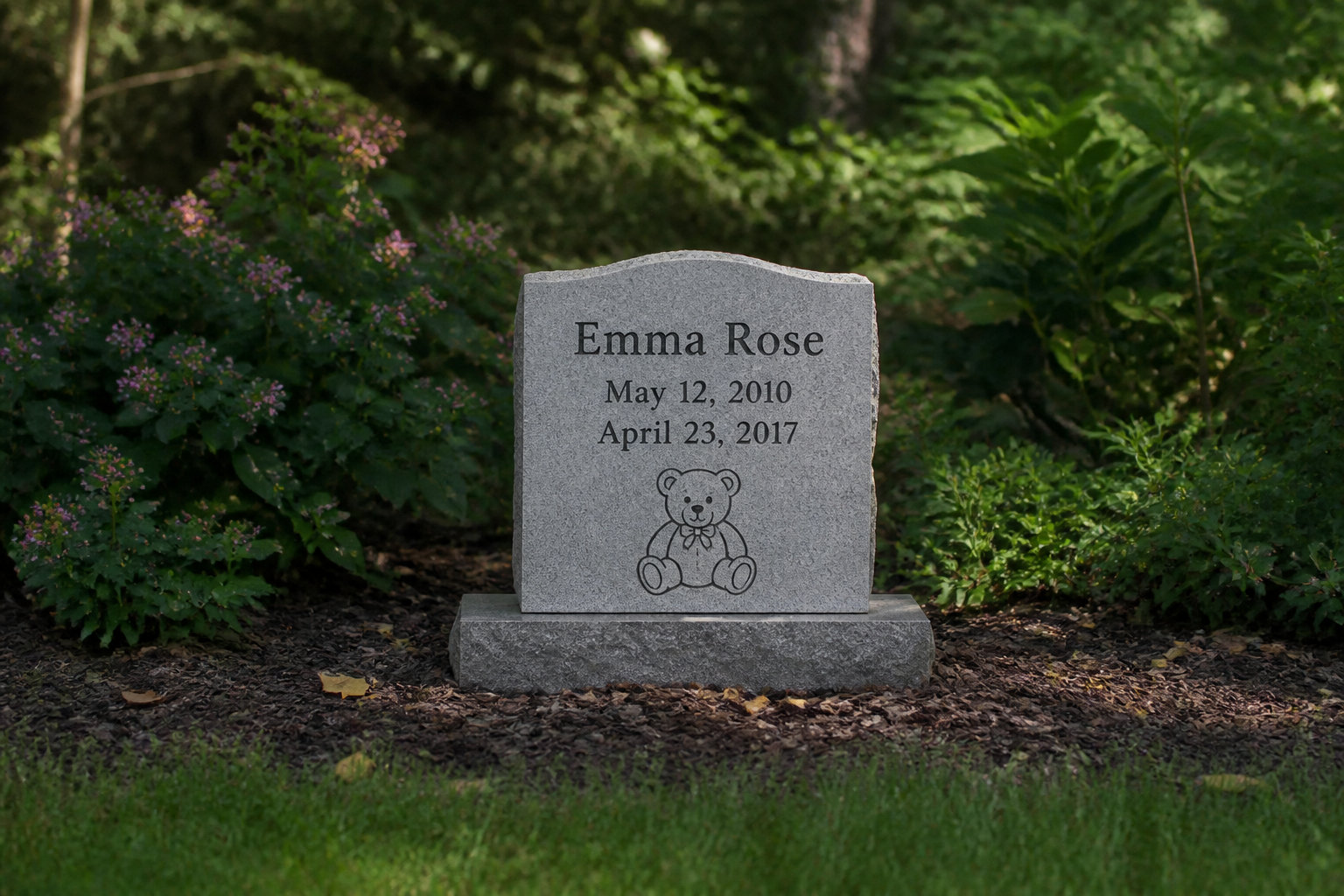 Quels sont les critères de sélection pour un monument funéraire pour enfant ?
