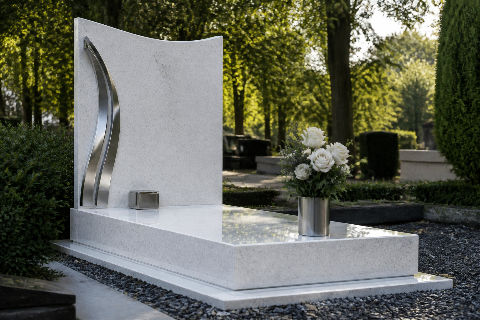 Comment associer le granit blanc avec des matériaux contemporains ?